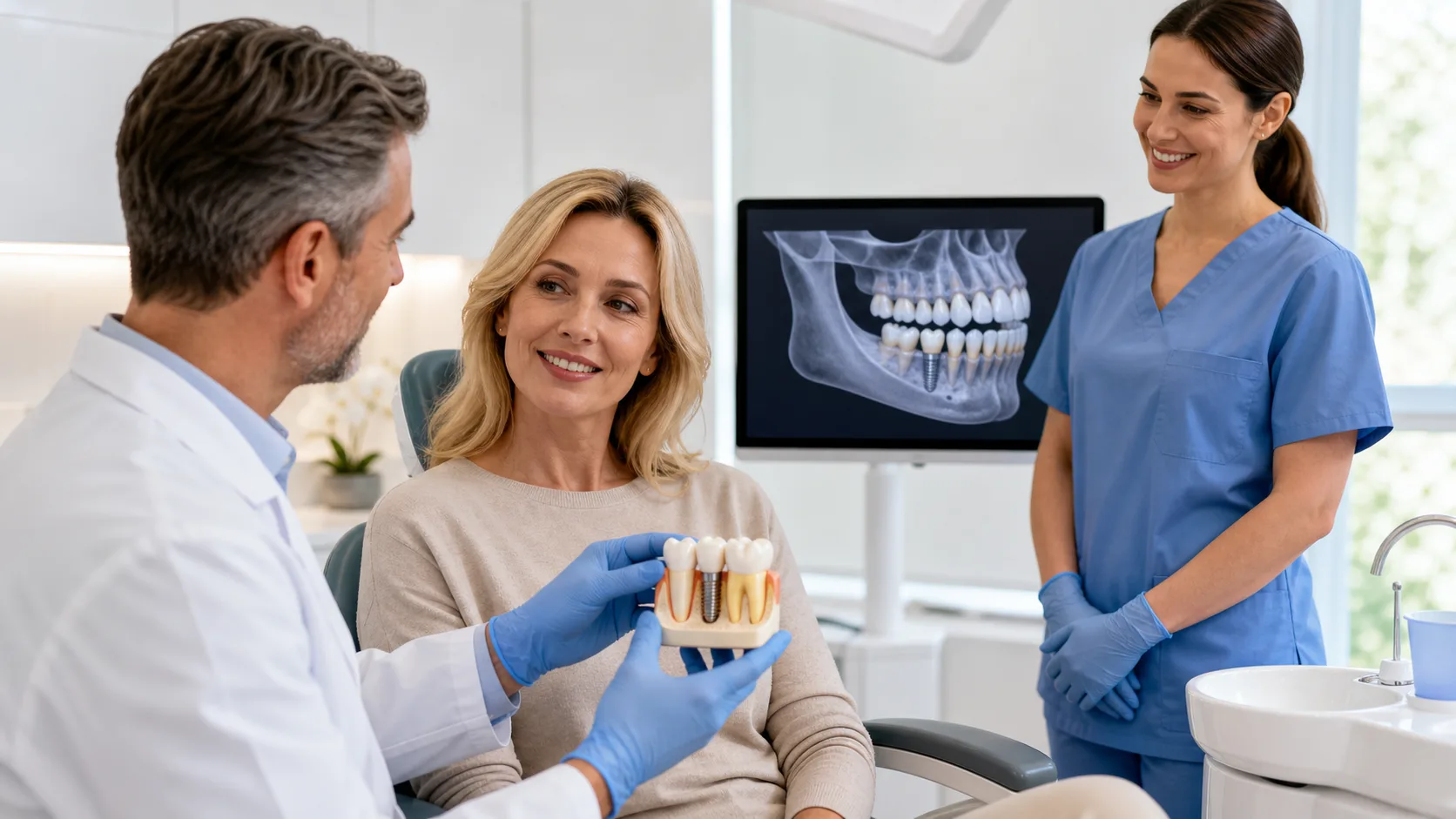 When a Missing Front Tooth Needs an Implant, Not a Quick Fix