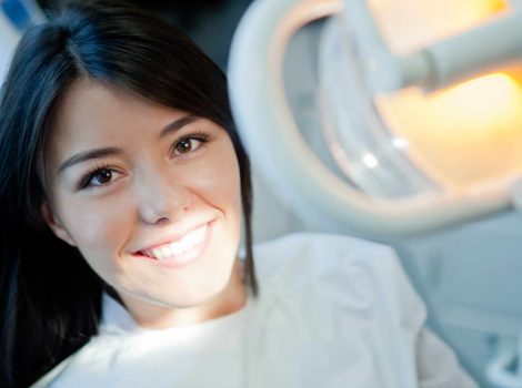 Young,Woman,Portrait,Visiting,The,Dentist,And,Smiling